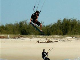 Caloundra. kiteaction demo day