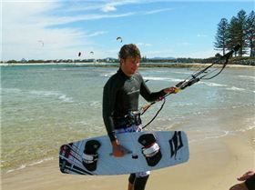 Caloundra. kiteaction demo day