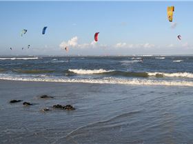 Waves in Botany Bay after Hurricane Larry up north