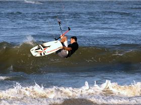 Waves in Botany Bay after Hurricane Larry up north