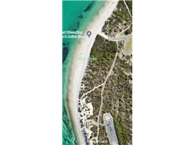 dog beach access path