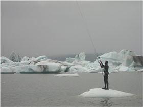 kitesurfing glacier lagoon