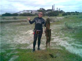 Steve 'the weed' Berry at Pt henry
