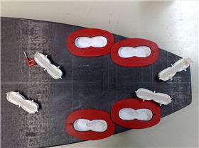 Kitesurf board Fin Bozes