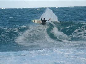 top turn into the wave