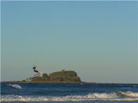 Kiting at Mudjimba