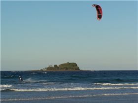 Kiting at Mudjimba