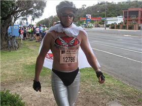 Yup...the race number really is attached to them..