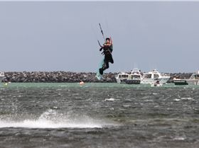 Kitesurfing