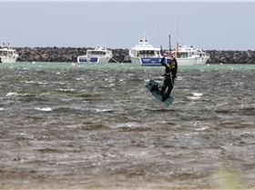 Kitesurfing