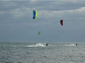 Kiting before the front hits