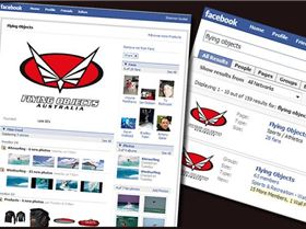 Flying Objects on Facebook