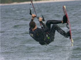 Just another day at Dolls Point with 30+knots