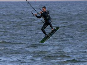 Just another day at Dolls Point with 30+knots