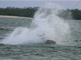 Just another day at Dolls Point with 30+knots