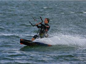 Just another day at Dolls Point with 30+knots