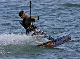 Just another day at Dolls Point with 30+knots