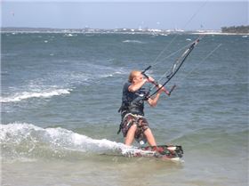 Kitesurfing