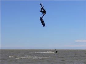 Kitesurfing