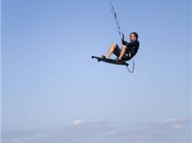 kitesurfing at Safety Bay WA 13 dec 08