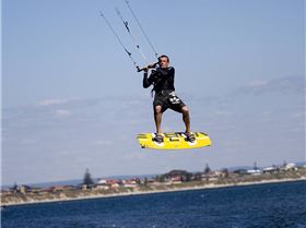 kitesurfing at Safety Bay WA 13 dec 08
