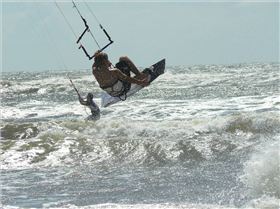 Kitesurfing