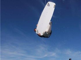 Lance has got a new kite