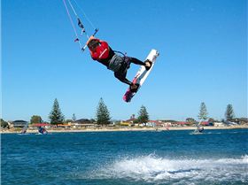 Kitesurfing
