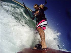 Kitesurfing