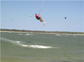 dolls point 13 jan 09 frank gets some air