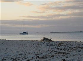 anchored in ilot nga after hard days surf...