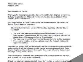 Kiteboard For Cancer