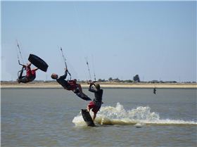 Kitesurfing
