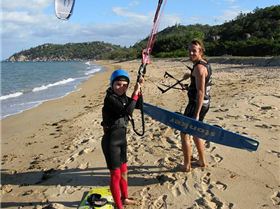 Tai and Glenno at Nelly Bay