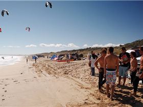 Kitesurfing