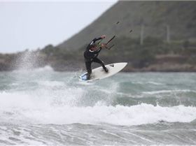 kitesurfing, lyall bay, welllington NZ