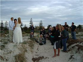 Beach nuptuals