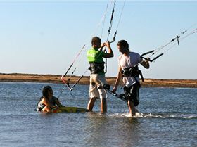 Kitesurfing
