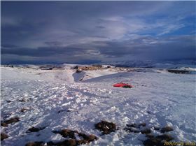 Late in the day.. looking back towards base