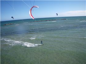Kitesurfing