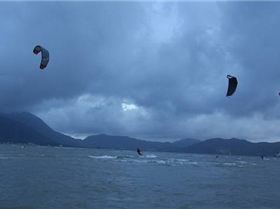 Kitesurfing