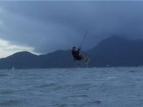 Kitesurfing