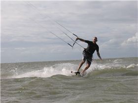 Kitesurfing