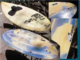 Airbrush paint job - before and after