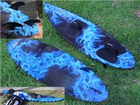 Airbrush paint job - before and after