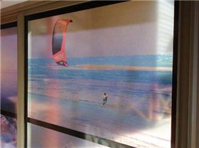 N8 kiting the visitor center