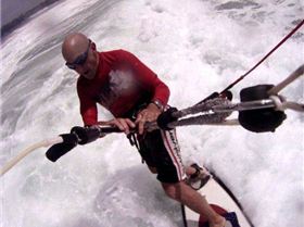 Getting past breaking waves