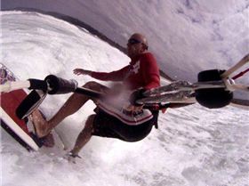 Getting past breaking waves