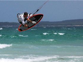 Richie on Underground surfboard