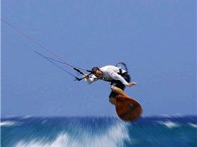 Richie on Underground surfboard